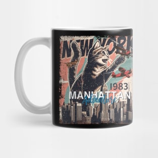 Manhattan Memories: Exploring the Essence of New York in 1983 Mug